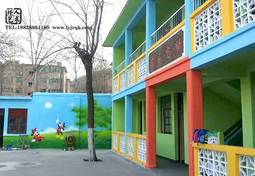 洛阳幼儿园墙画案例
